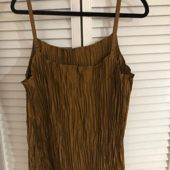 Eileen Fisher Bronze Pleated Camisole Size 1X - Picture 7 of 10